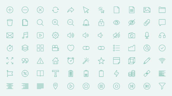Essentials icons preview