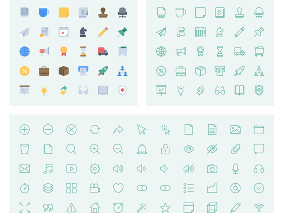 Essentials icon pack, from InVision