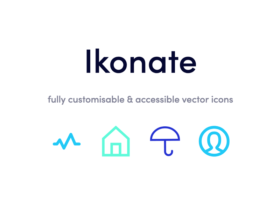 Ikonate: Free set of 230+ SVG icons