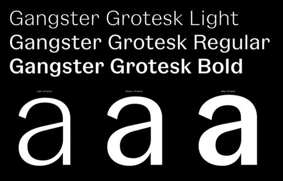 Gangster Grotesk, preview 01