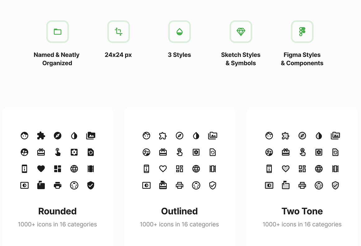 Material Icons Library preview