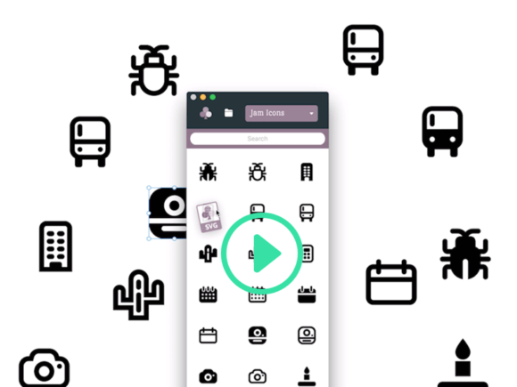 Iconclub: Drag and drop app with 8000+ free icons