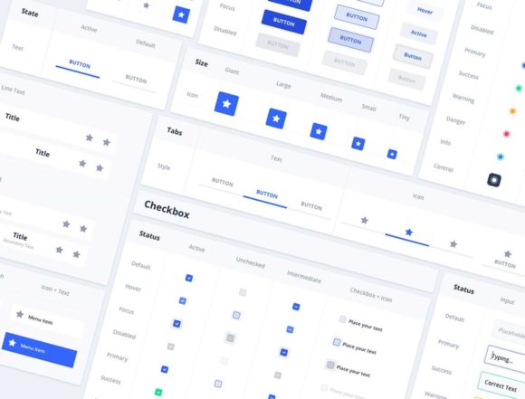 Eva: A free Design System for Sketch - Freebiesbug