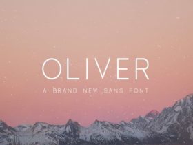 Oliver: Free sans serif font in 3 weights