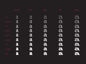 ETC Trispace: Free typeface in 45 styles
