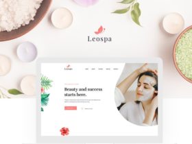 Leospa: Free PSD & HTML template for Spa and beauty