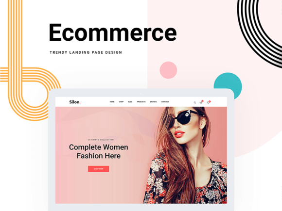 Silon: Free PSD and HTML ecommerce template