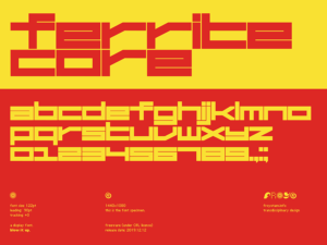 Ferrite Core: A free futuristic font - Freebiesbug