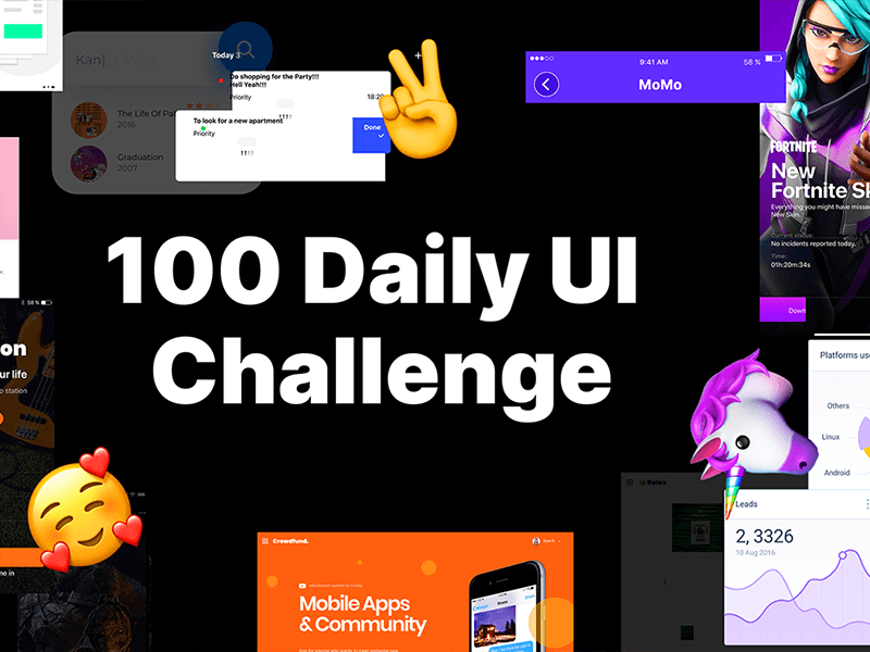 Day 5 of 100: GIF Maker. UI design challenge with context and a…, by  Chimdindu Aneke, 100 days of UI(UX) design