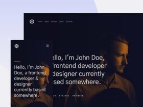 Ethos: Free portfolio HTML template