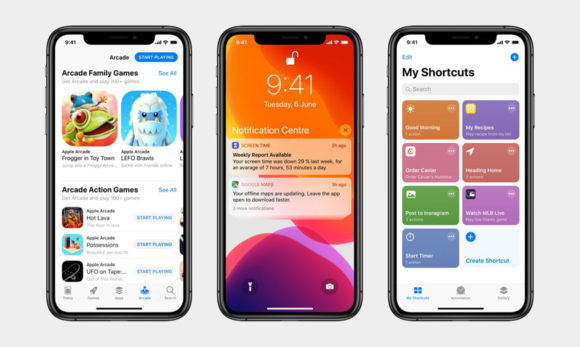 iOS13 GUI light version