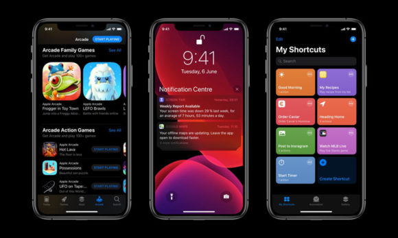 iOS13 GUI dark version