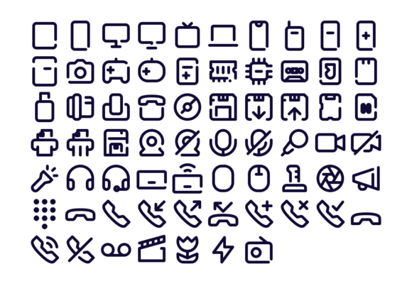 67 Free device icons preview
