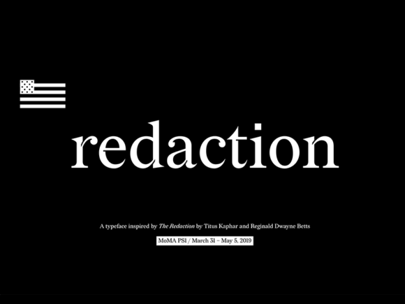 Featured image of Redaction font