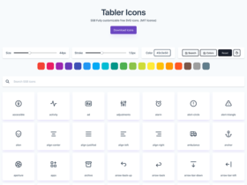 Tabler Icons preview