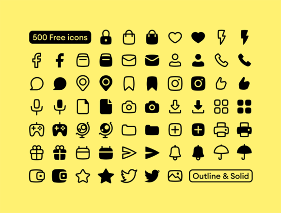 Basil: 500 free vector icons