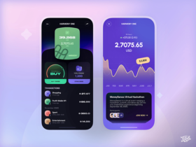 Cryptocurrency mobile app design