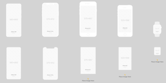 Mobile mockups