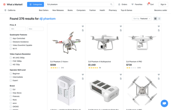 Stratum E-commerce (product list)