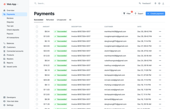 Stratum Payments Spreadsheet