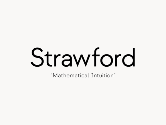 Strawford: Free neo-geometric font