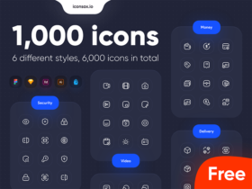 Iconsax: 1000 icons with 6 different styles