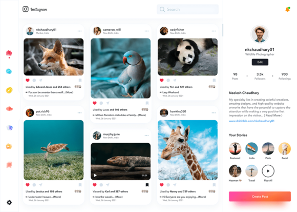 Instagram redesign preview