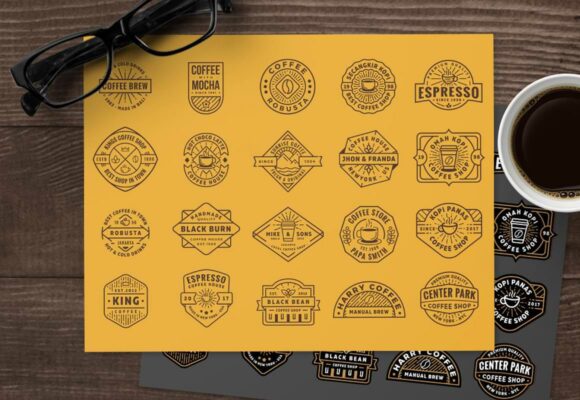 Vintage logo templates