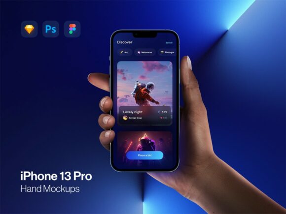 iPhone 13 Pro & iPhone Pro Hands Mockups