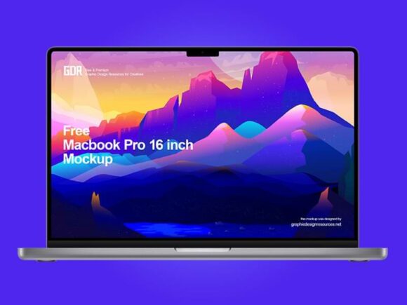 Macbook Pro Mockup PSD Sketch