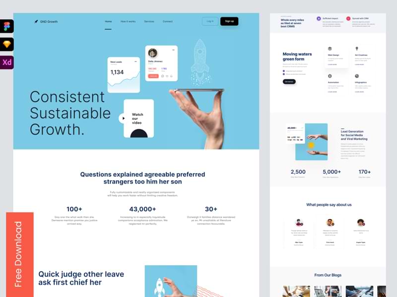 International education day landing page template cute boy posing sketch  modern realistic design Psd in editable psd format free and easy download  unlimit id6929359