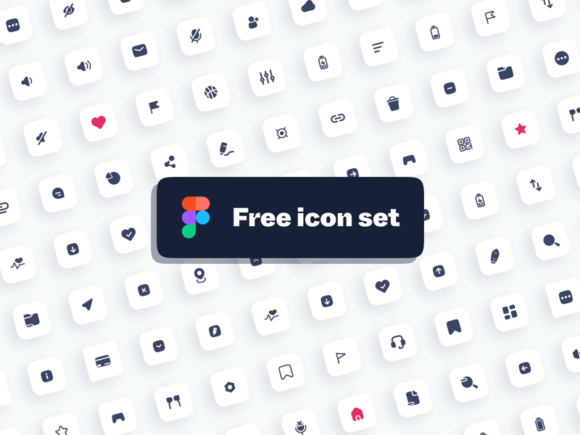 Free icon pack for Figma - 1000+ icons