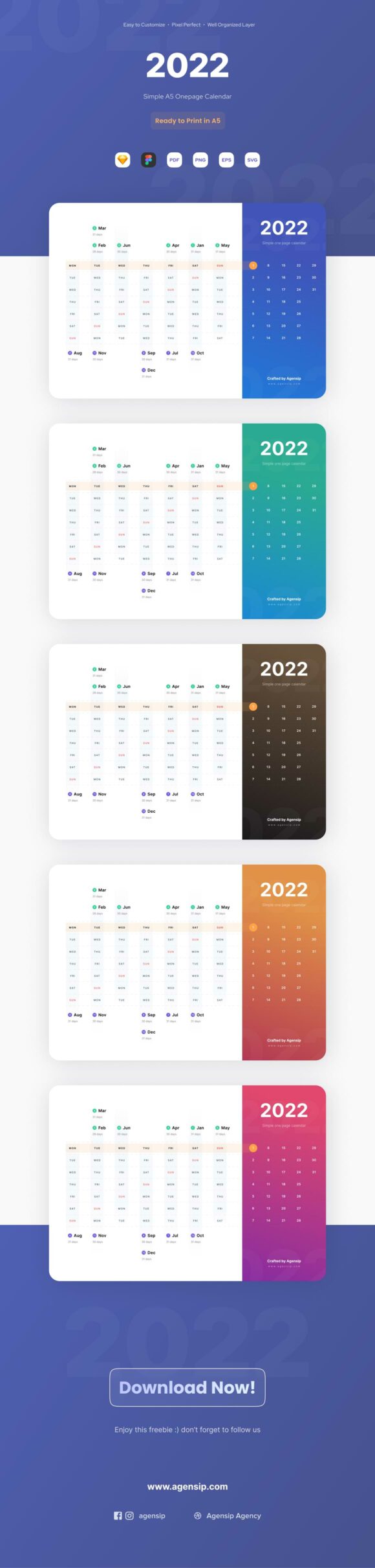 Calendar UI Widget Freebie - Download Sketch Resource - Sketch Repo