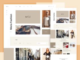 BeU: Free Fashion Website Template for Figma