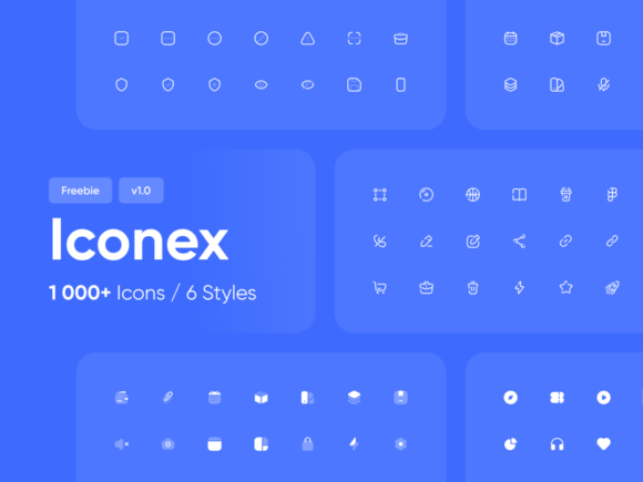 Iconex: 1000+ free icons for Figma