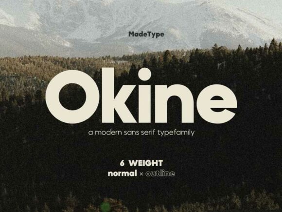 Okine Sans: A Modern Sans-serif Font Family