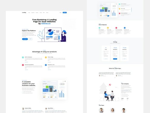 Landing: Free HTML Bootstrap Template