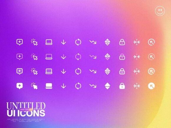 Untitled UI Icons: 1,100+ Free line icons for Figma