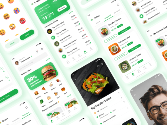 Foodu: Food Delivery App UI for Figma