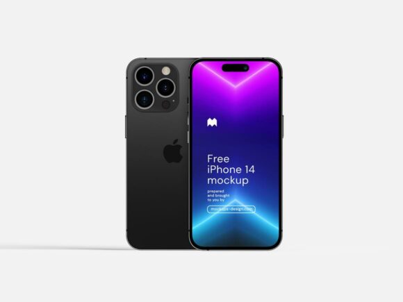 iPhone mockups from 5 shots / angles
