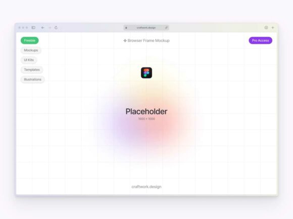 Browser mockup light mode