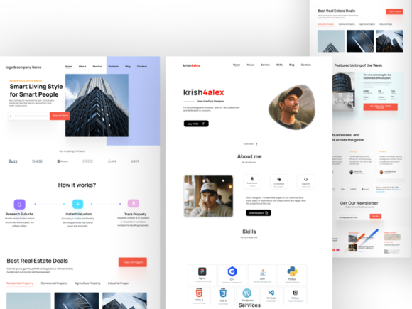 Free Figma UI Kit for Website Design