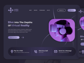 Hydra: Futuristic Landing Page Template for Figma