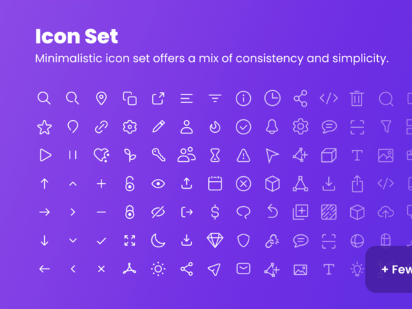 280 Free Icons in two styles for Figma - Freebiesbug