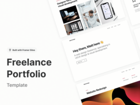 Free Portfolio Website Template for Framer