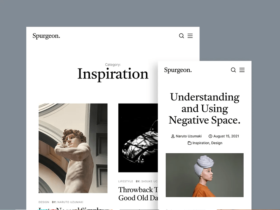 Spurgeon: Free Minimal Blog HTML Template