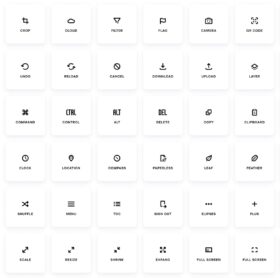 Iconic: Free set of 140 vector icons for UI - Freebiesbug