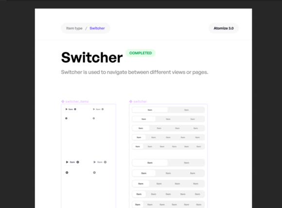 Switcher components