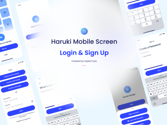 20+ Free Authentication Screens for Mobile Apps