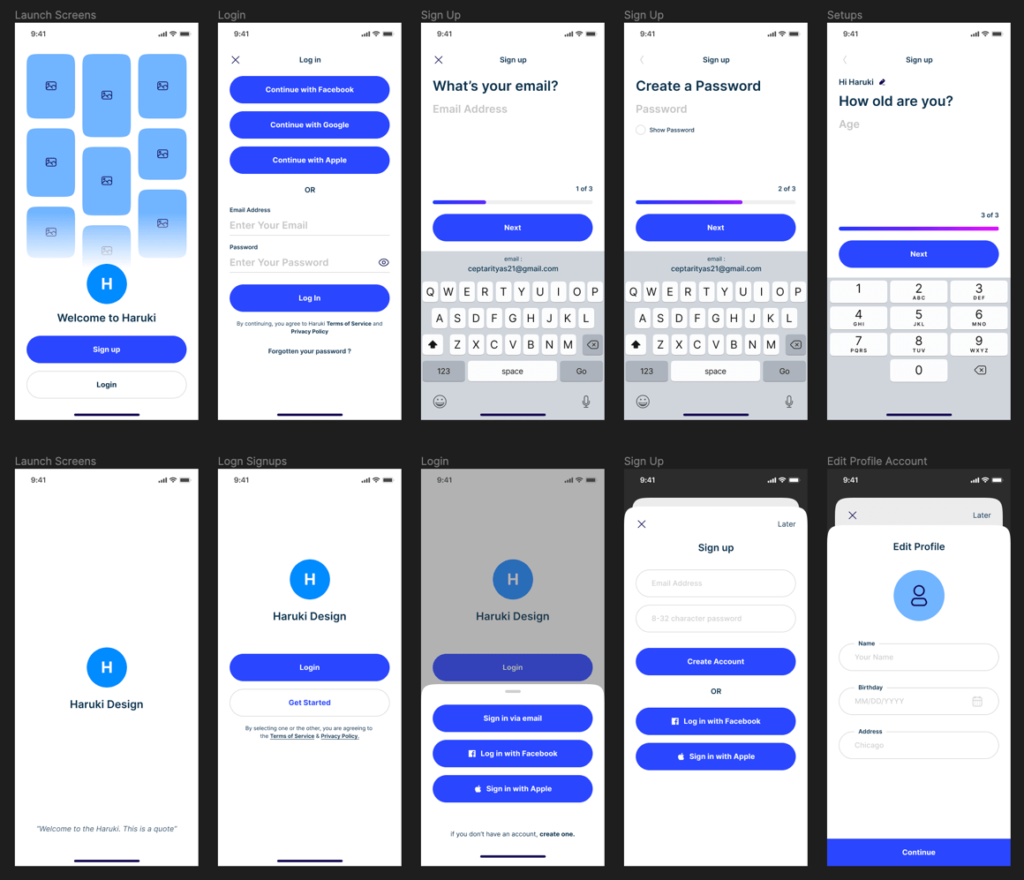 20 free authentication screens for mobile apps freebiesbug